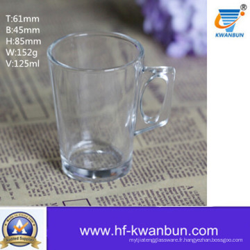 Tasse en verre pour bière ou verre à boire Verrerie de verre Kb-Jh06043